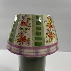 Home Interiors Climbing Rose Candle Shade Topper 5 1/2" Spring Harmony 12640